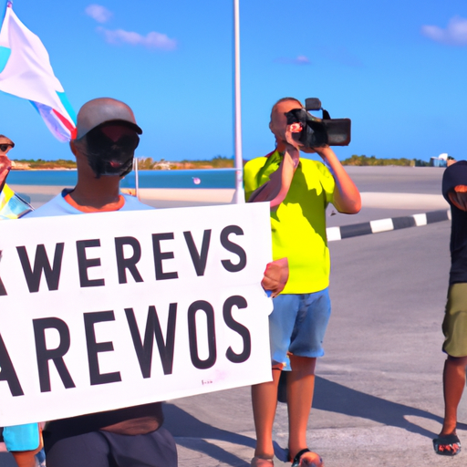Protest op Aruba tegen plaatsing bewakingscamera’s op luchthaven