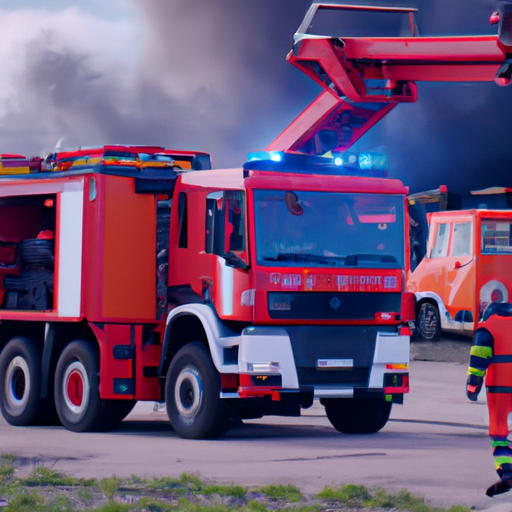 Multiwacht helpt brandweer bij grote brand
