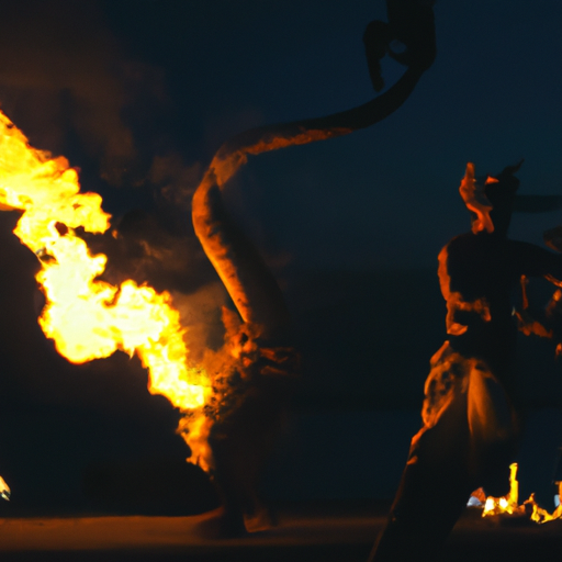 Kecak Fire Dance at Uluwatu, Bali